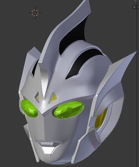 Ultraman Legend 3D printable cosplay helmet 3D print model_1