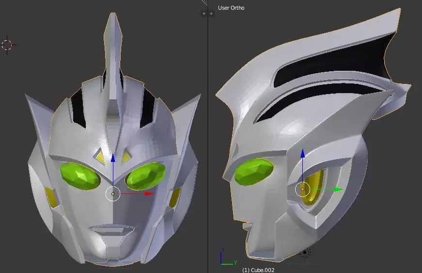 Ultraman Legend 3D printable cosplay helmet 3D print model_0
