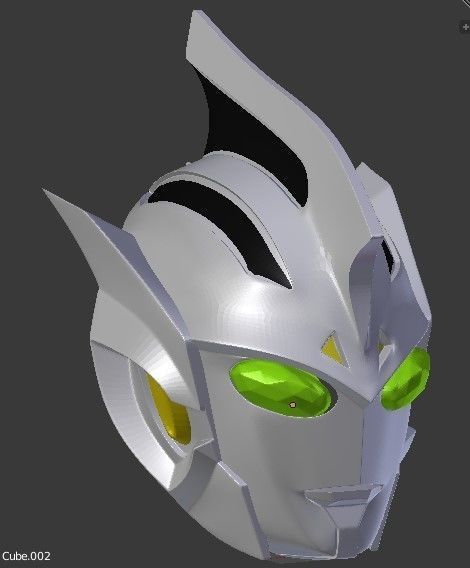 Ultraman Legend 3D printable cosplay helmet 3D print model_2