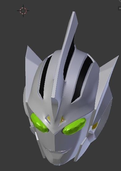 Ultraman Legend 3D printable cosplay helmet 3D print model_3