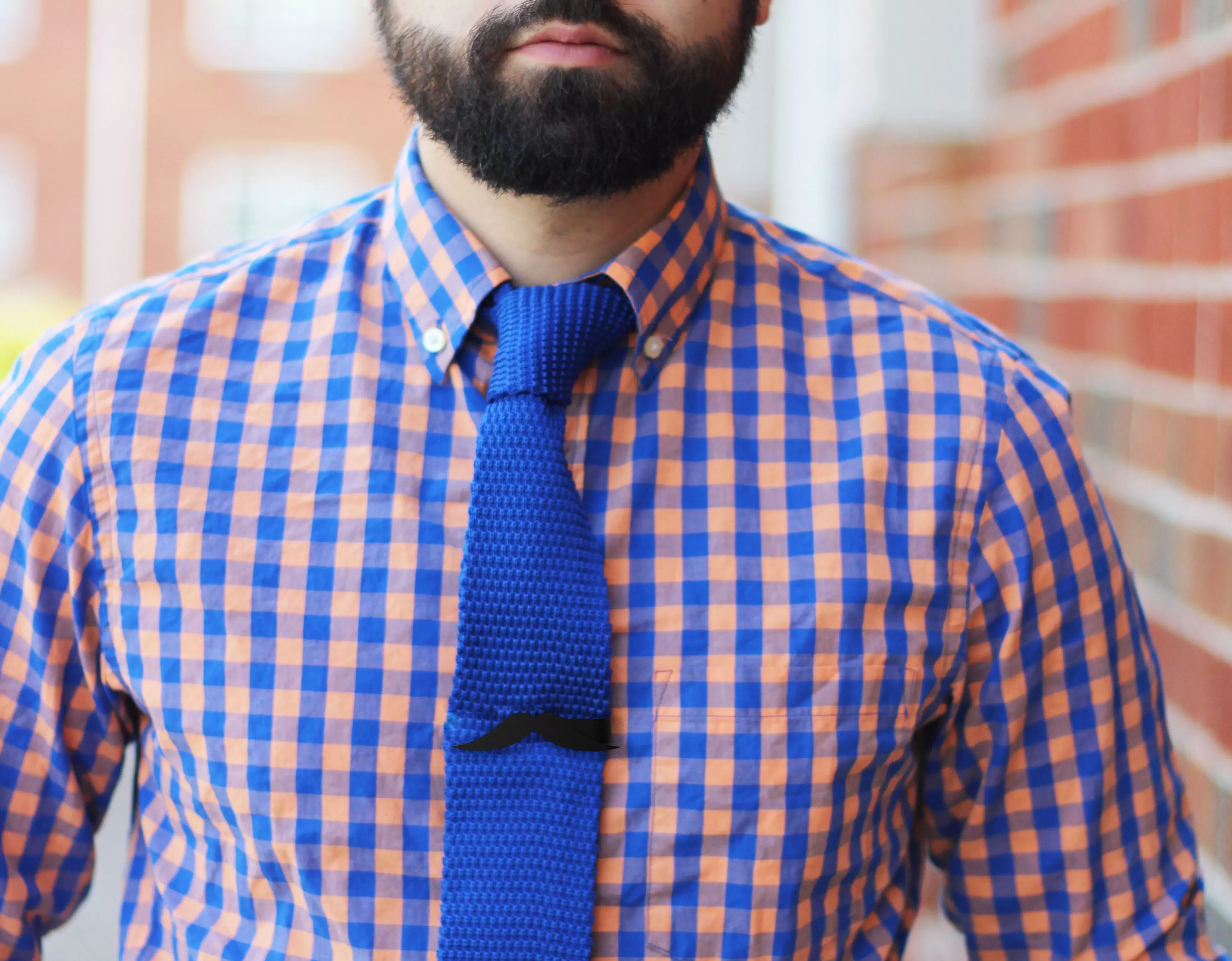 Mustache Clip 3D print model_0