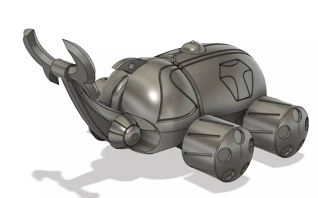 time bokan mechabuton 3D print model
