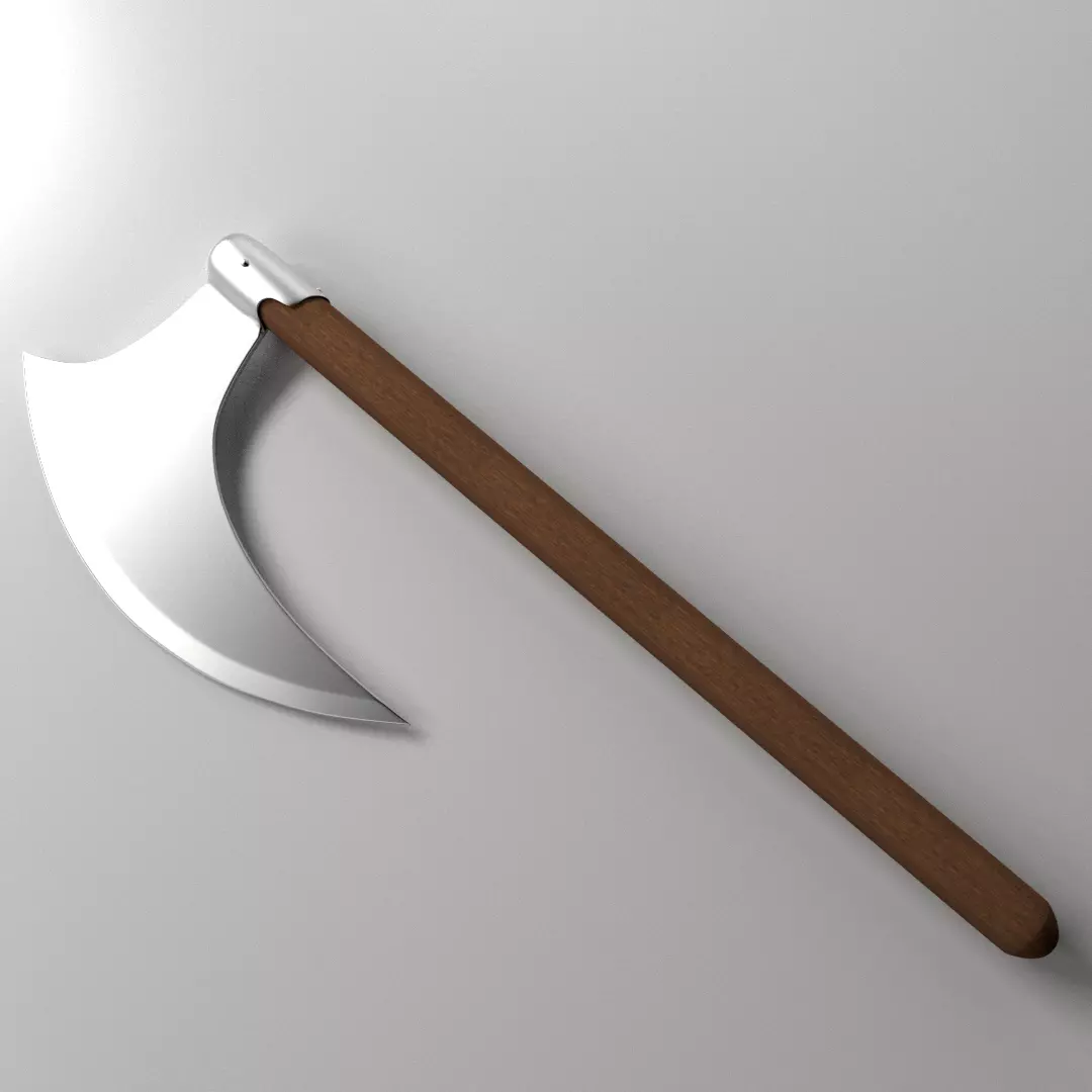 Sickle Axe 3D model_0