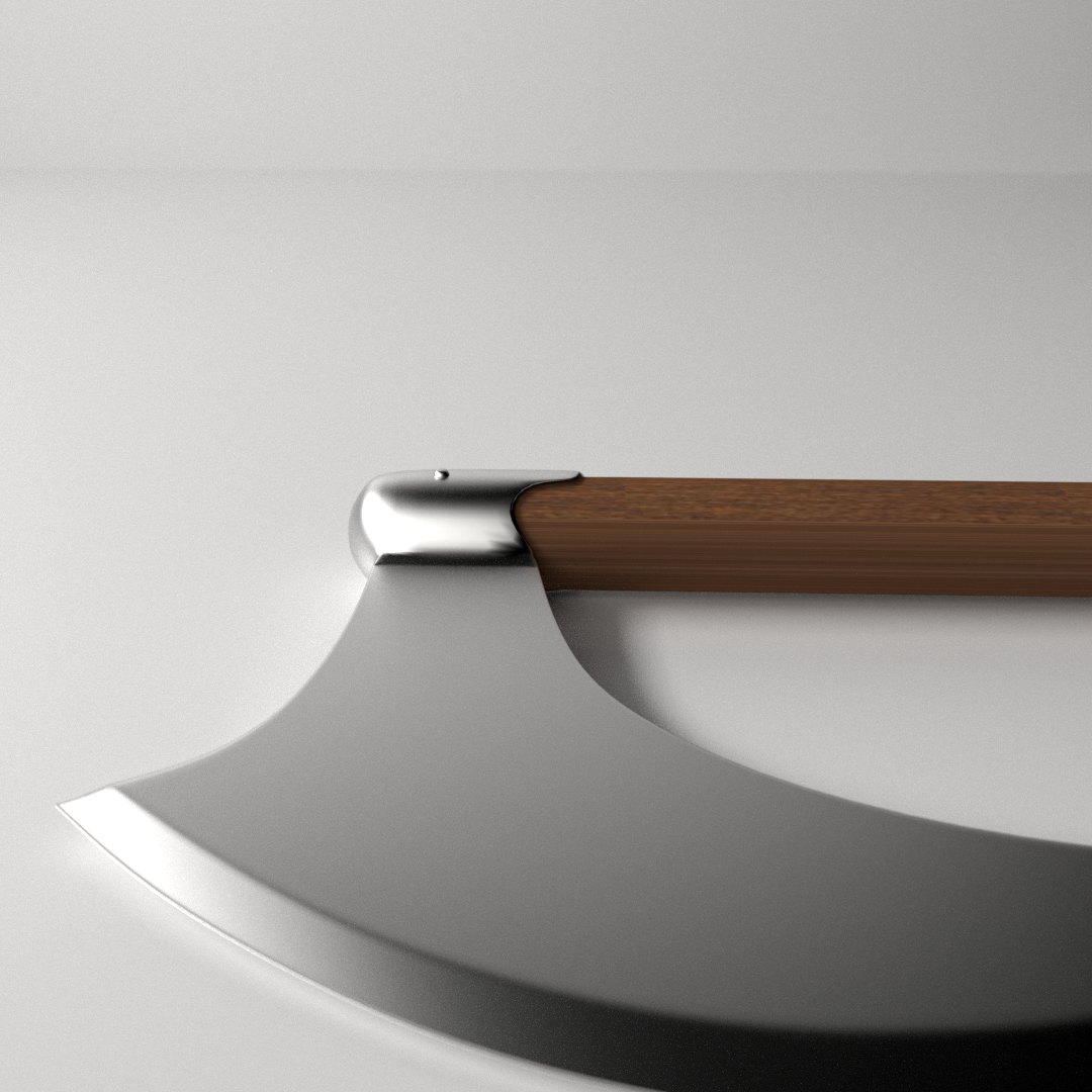 Sickle Axe 3D model_1