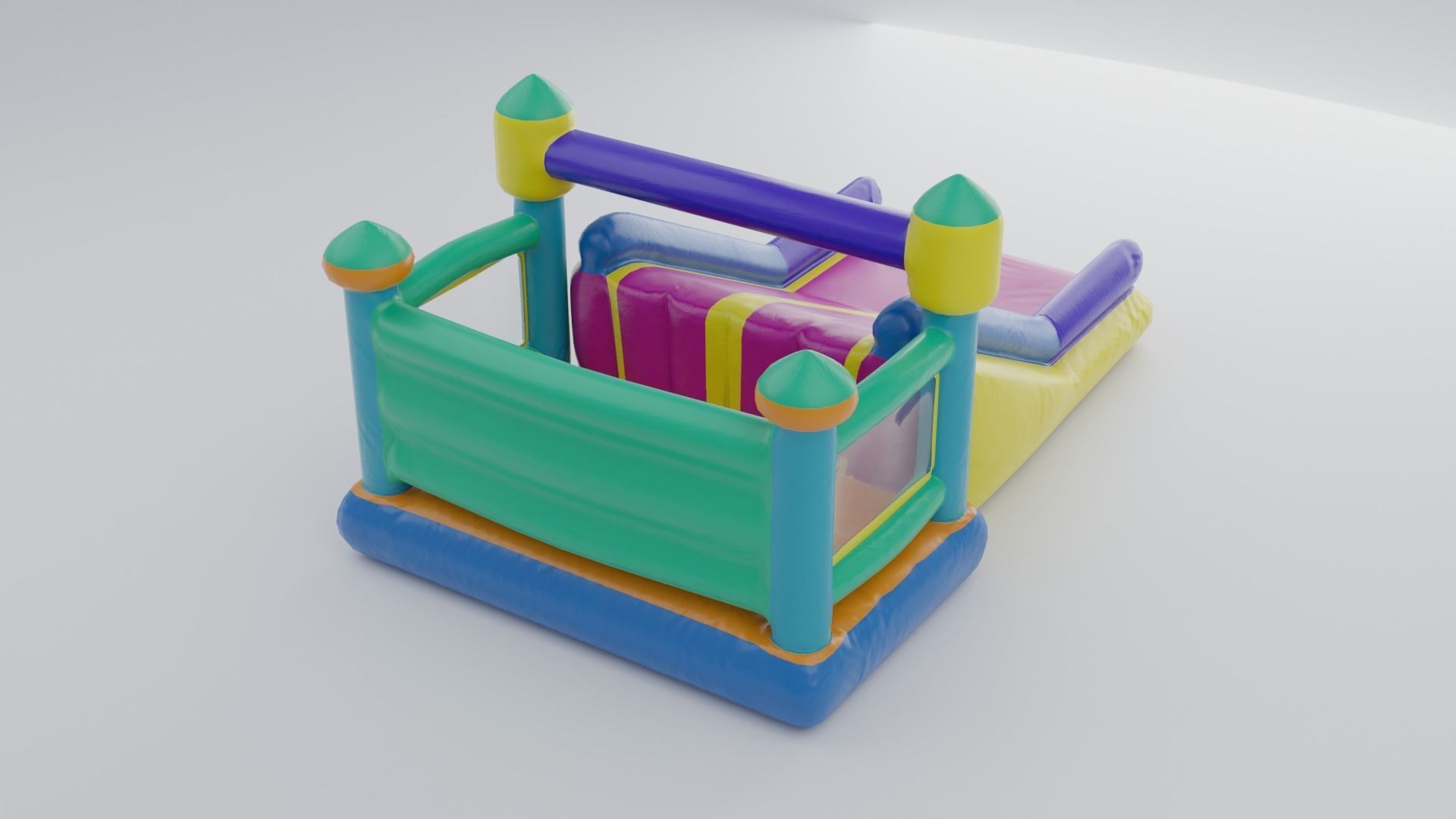 Inflatable castle shape 3D model_29