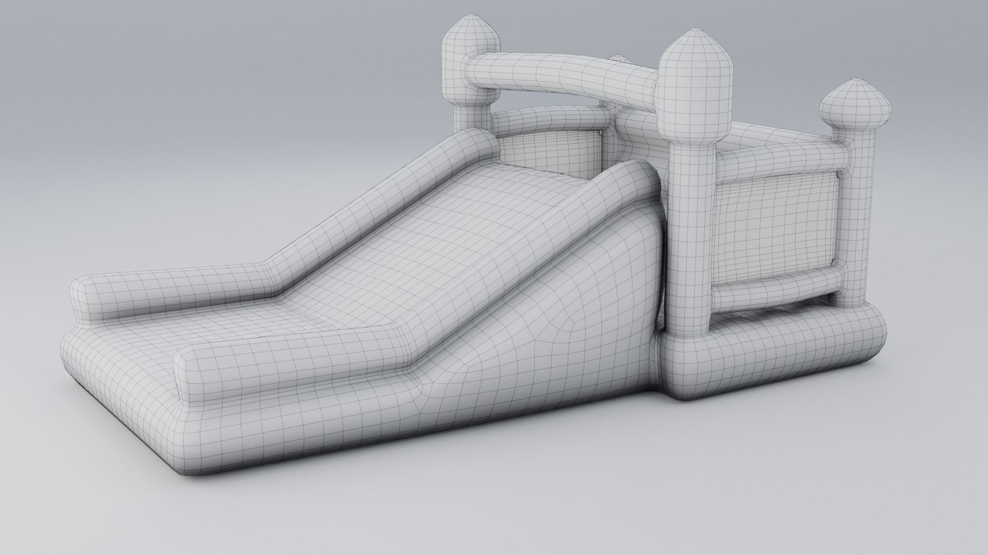 Inflatable castle shape 3D model_17