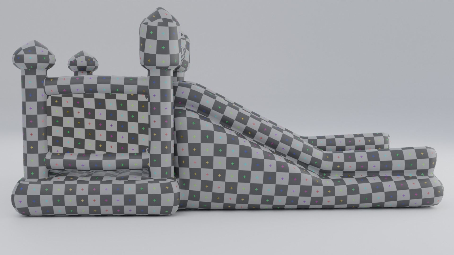 Inflatable castle shape 3D model_20