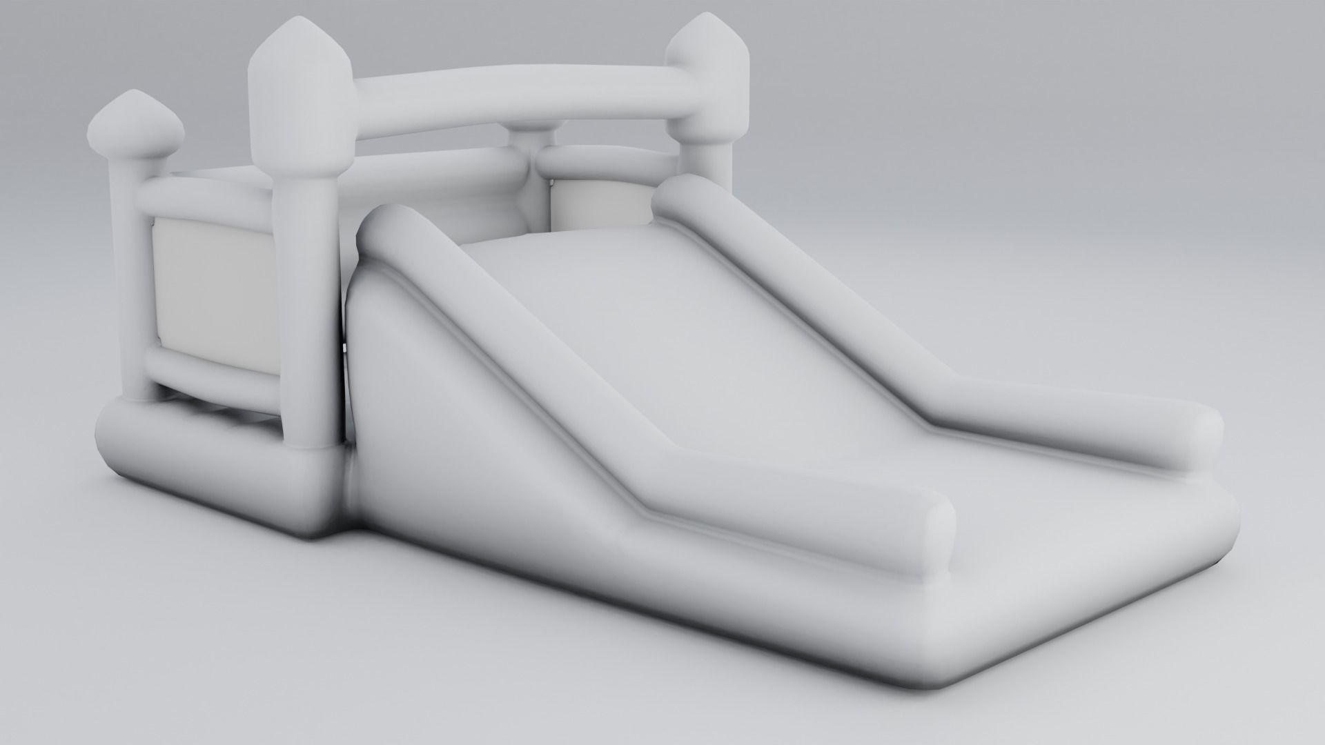 Inflatable castle shape 3D model_6