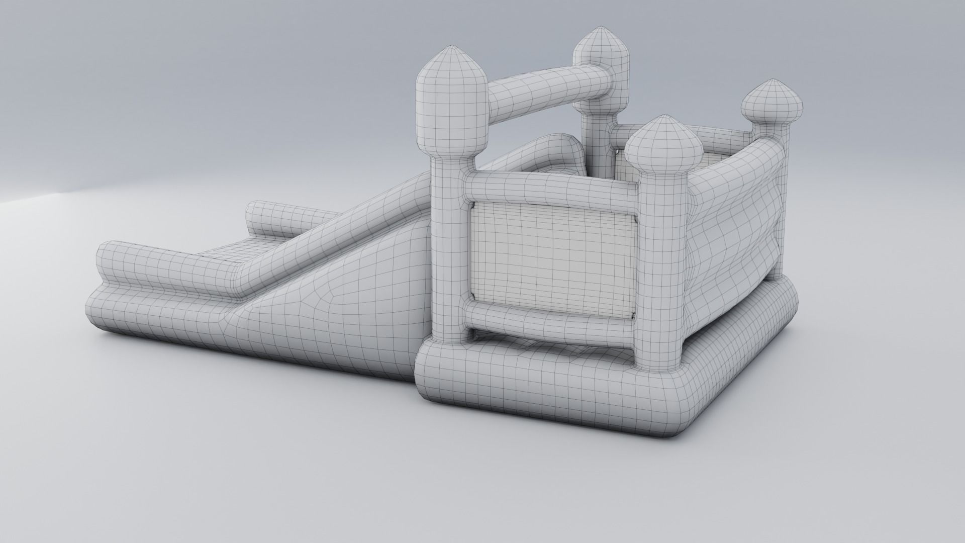 Inflatable castle shape 3D model_15