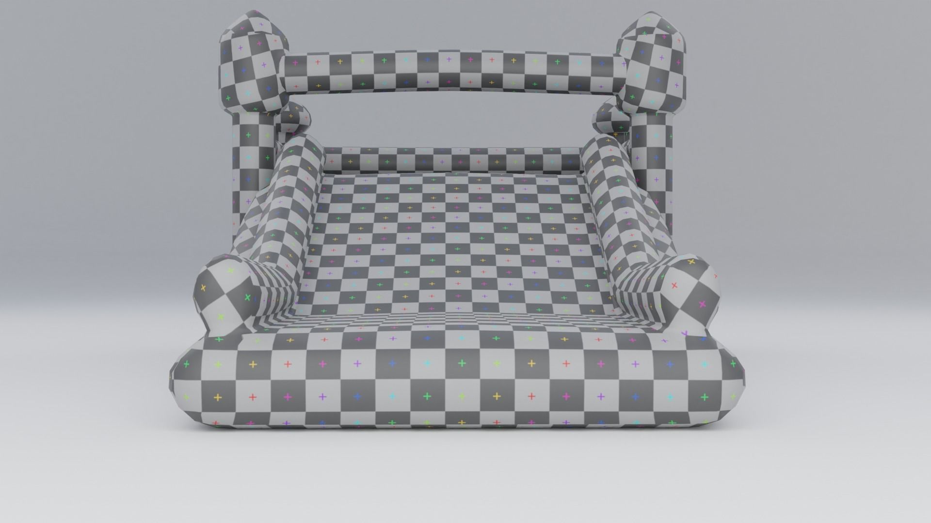 Inflatable castle shape 3D model_24