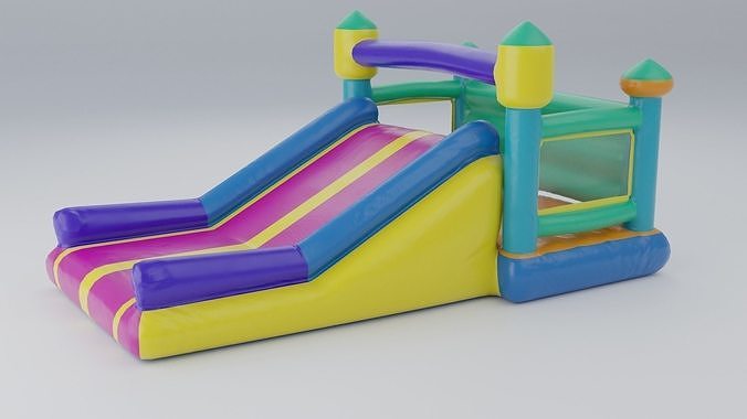 Inflatable castle shape 3D model