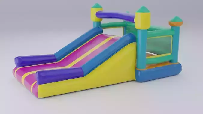 Inflatable castle shape 3D model