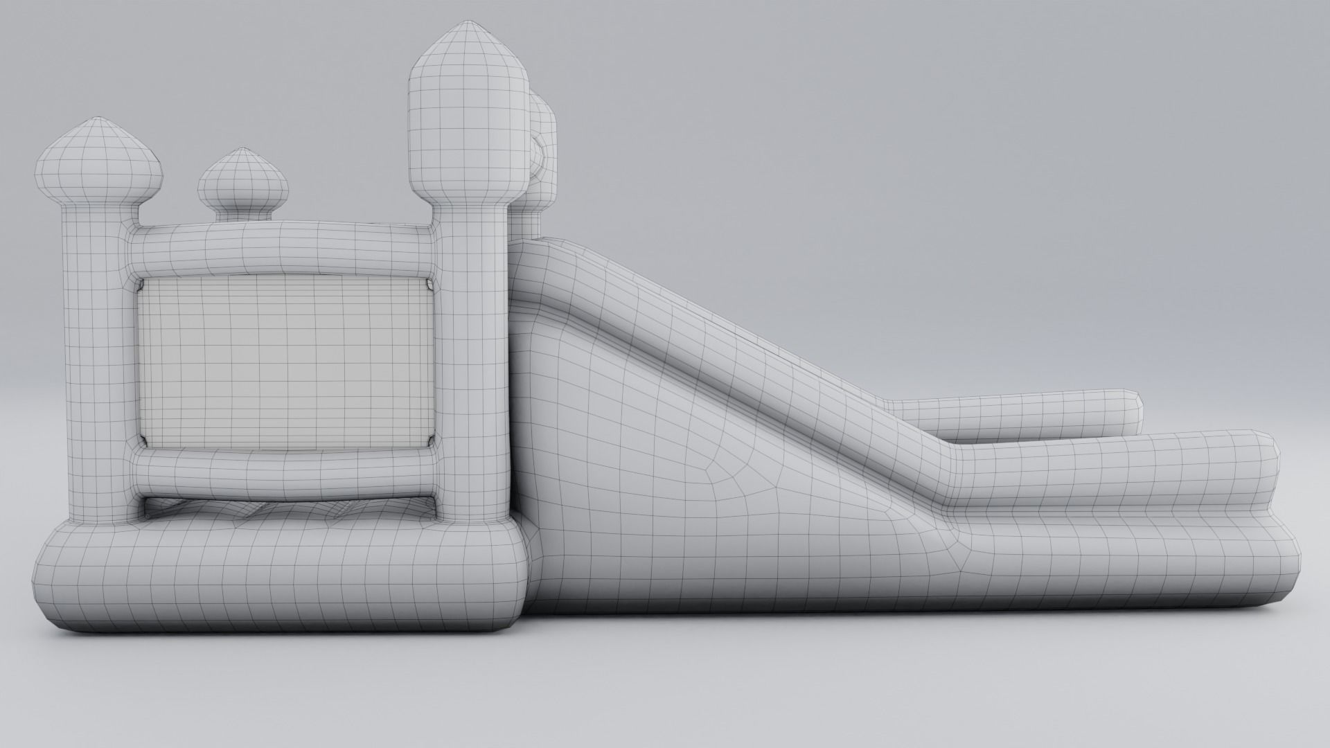 Inflatable castle shape 3D model_12