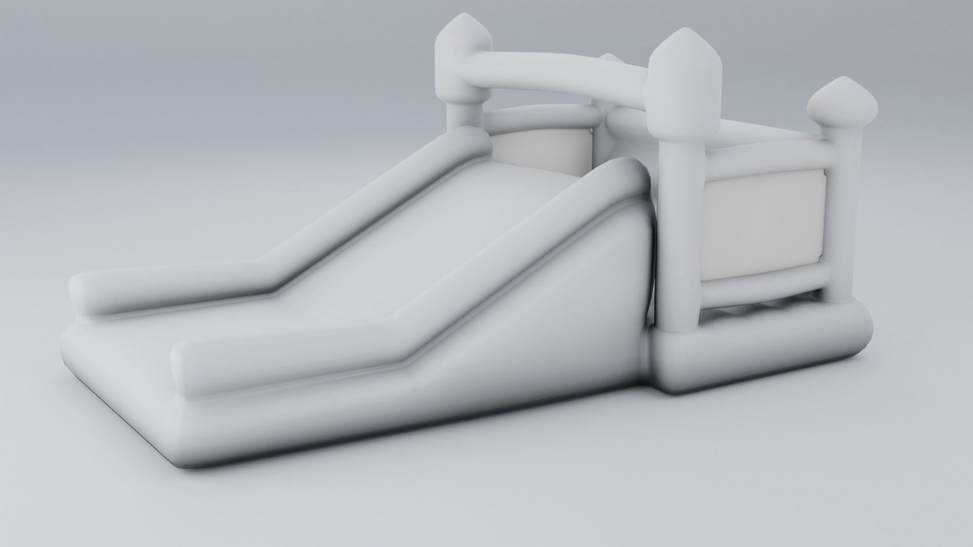 Inflatable castle shape 3D model_11