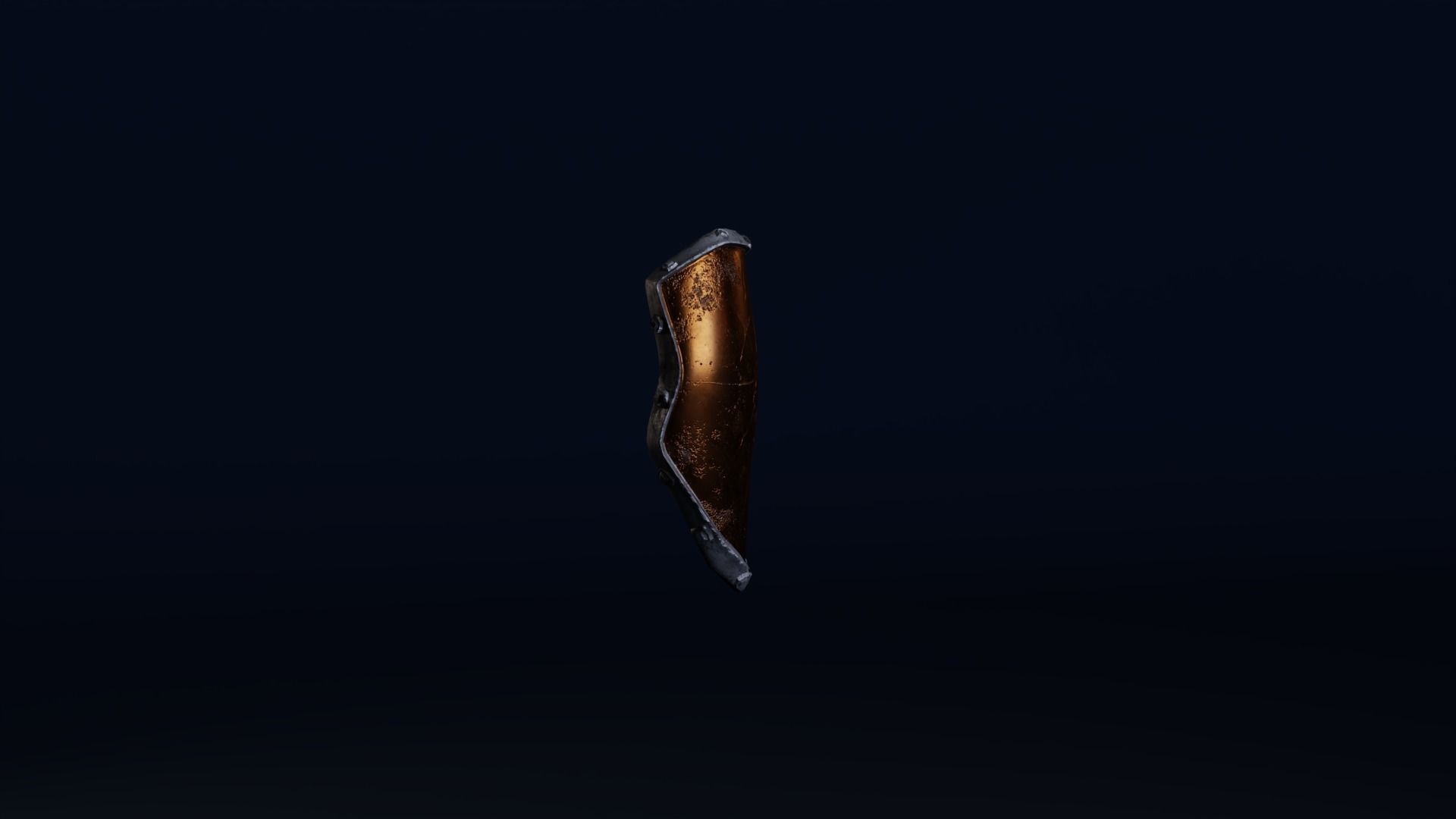 fantasy shiled Low-poly 3D model_1