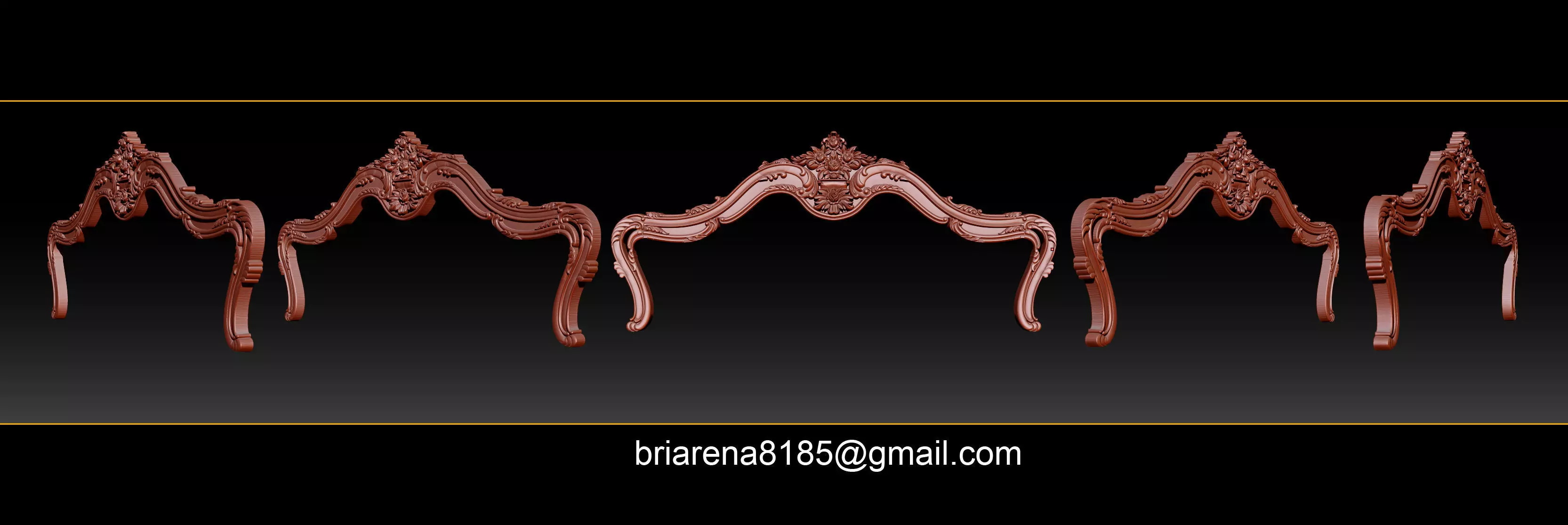 Bed 3D relief models STL Files used for CNC Router  3D print model_0