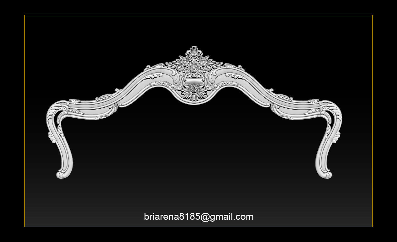 Bed 3D relief models STL Files used for CNC Router  3D print model_4