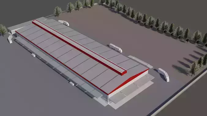 Factory layout -06 3D model