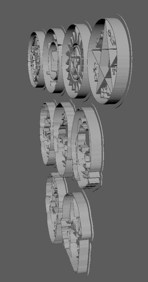 3D Printer Supernatural Cookie Cutter Set 3D print model_1