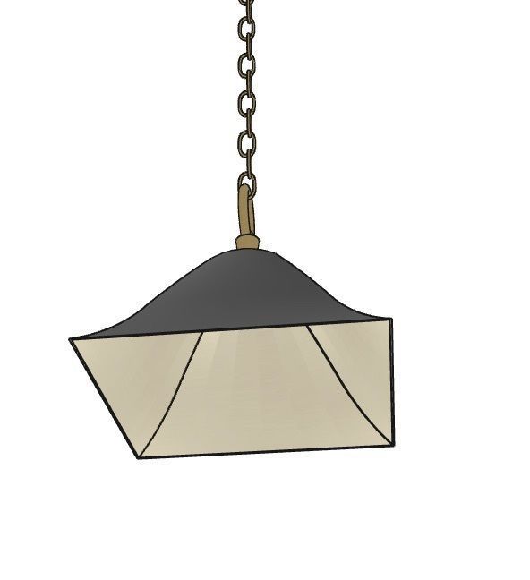 Gibson Pendant Light by Urban Electric 3D model_4