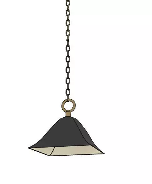 Gibson Pendant Light by Urban Electric 3D model_0