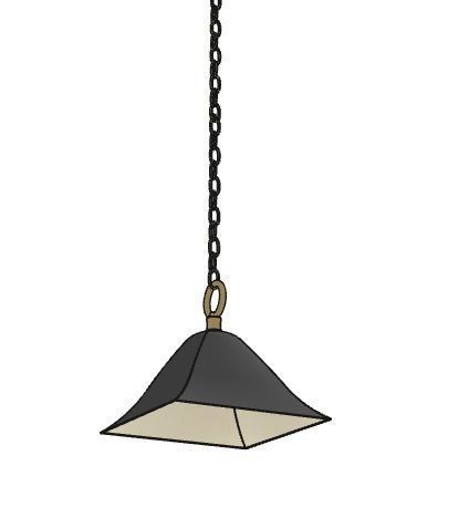 Gibson Pendant Light by Urban Electric 3D model_1