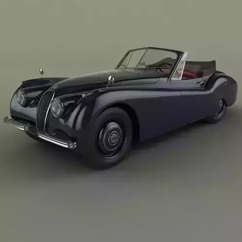 Jaguar XK 120 Drop Head Coupe 3D model