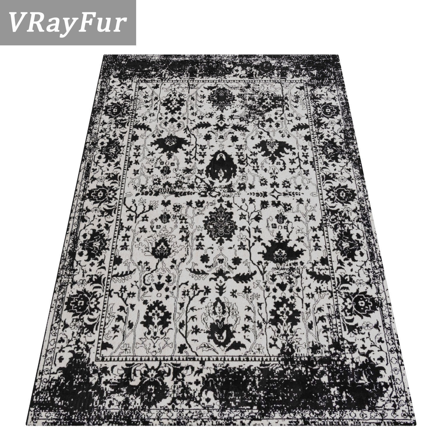 Rug Set 2004 3D model_2