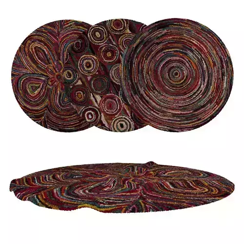 Round Rug Set 12