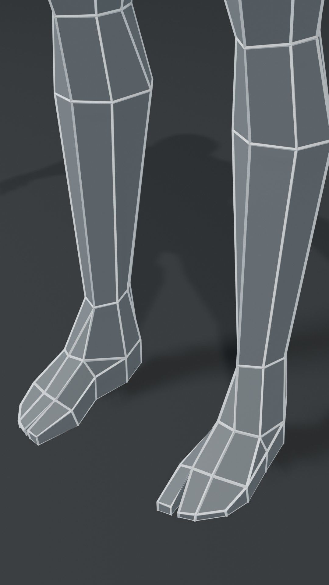 Muscular Human Body Base Mesh Collection 1000 Polygons _23