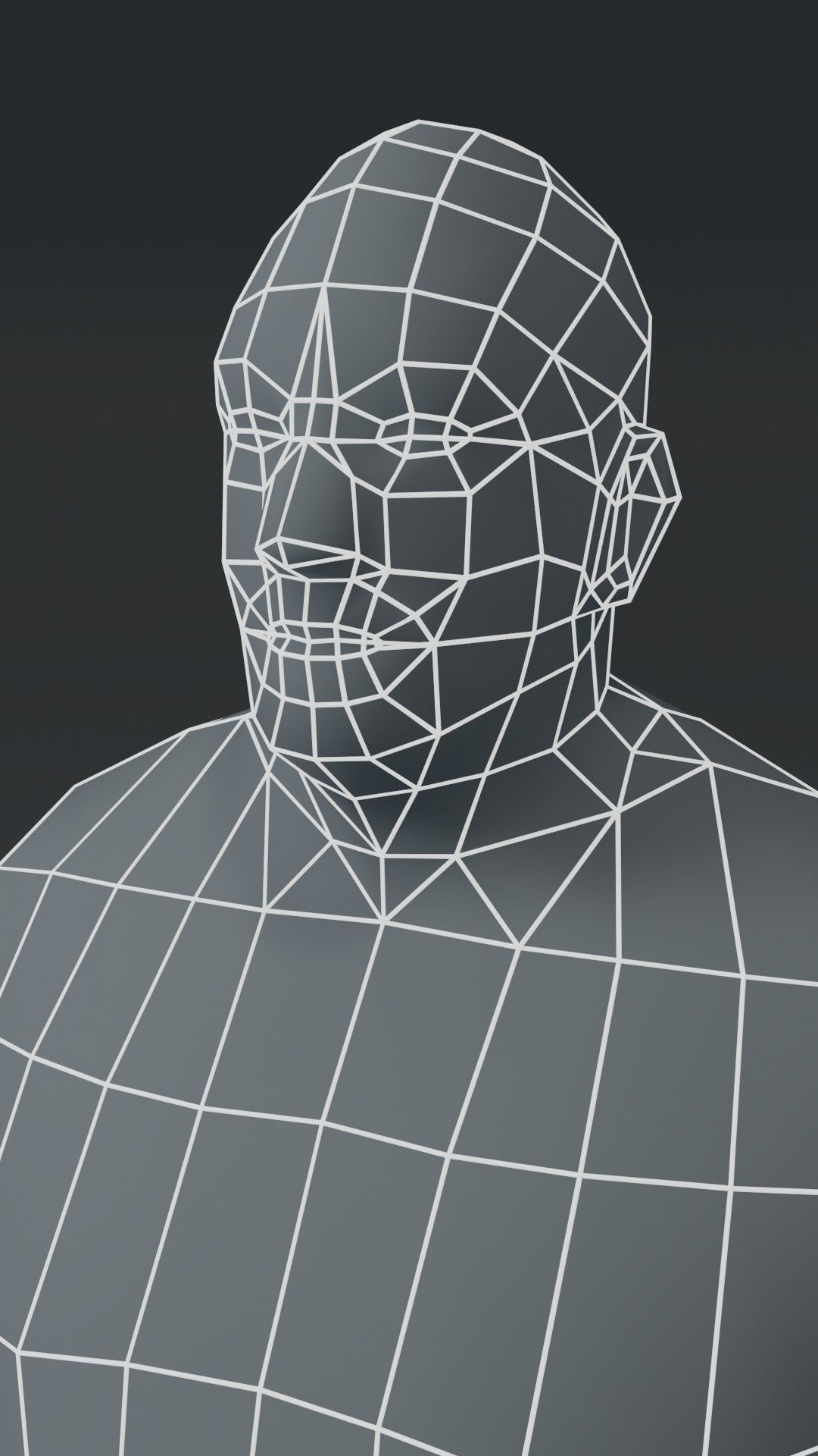 Human Body Base Mesh 1000 Polygons 10 Models Collection _46