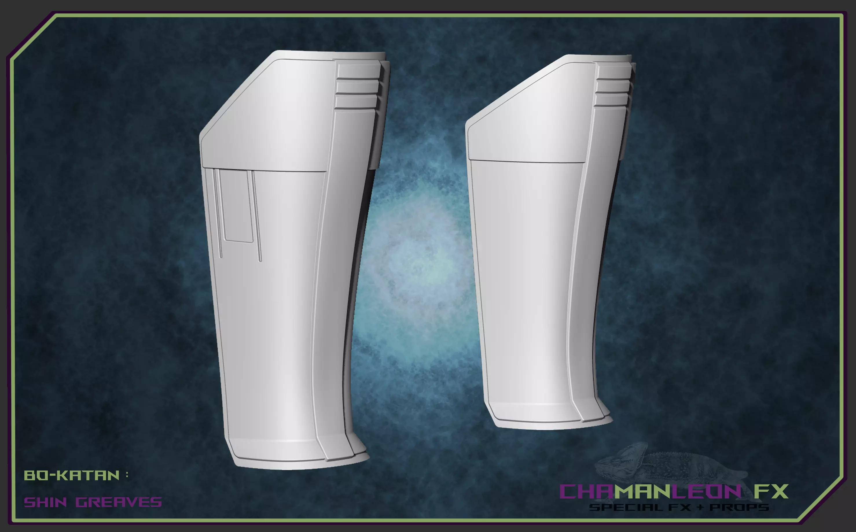 Bo Katan Mandalorian 3d Print Cosplay Shin Greaves 3D print model_0