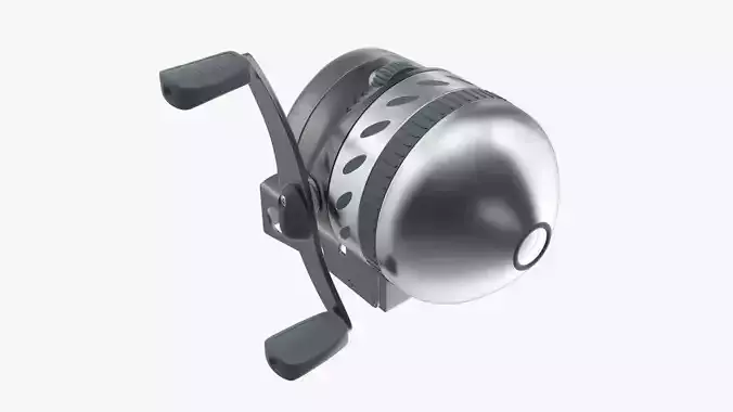 Spinning reel for bowfishing  3D model