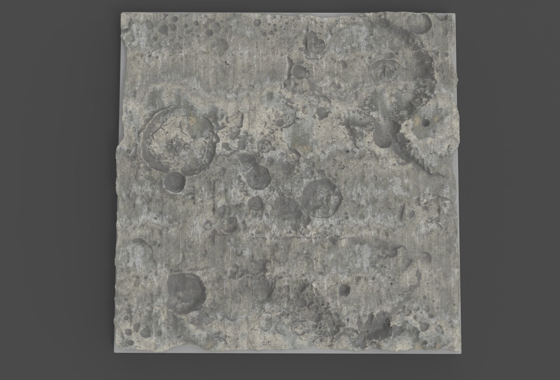 moon terrain hi poly  3D model_8