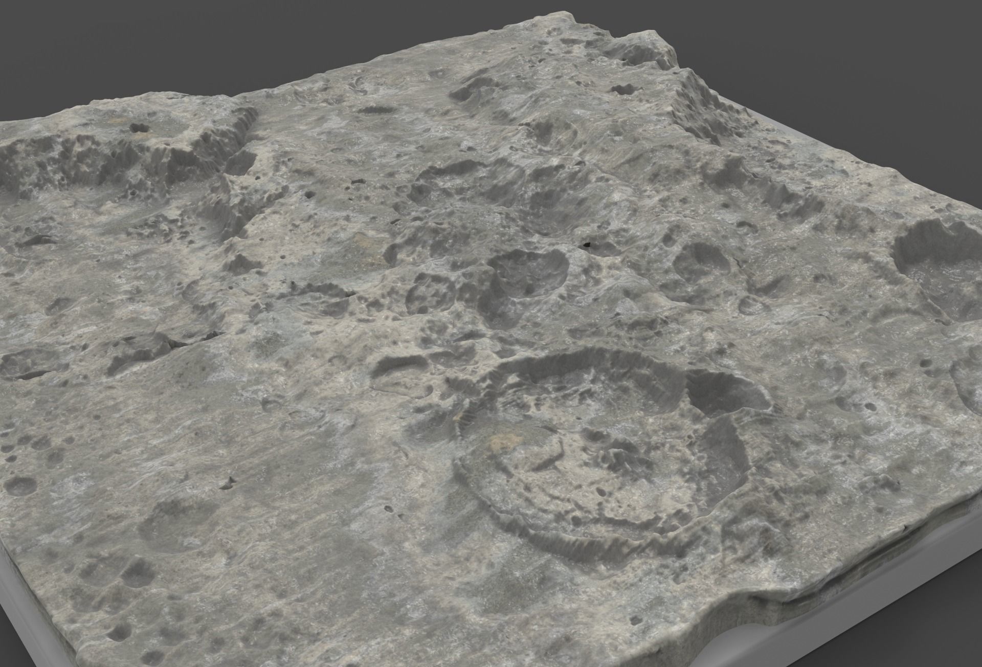 moon terrain hi poly  3D model_10