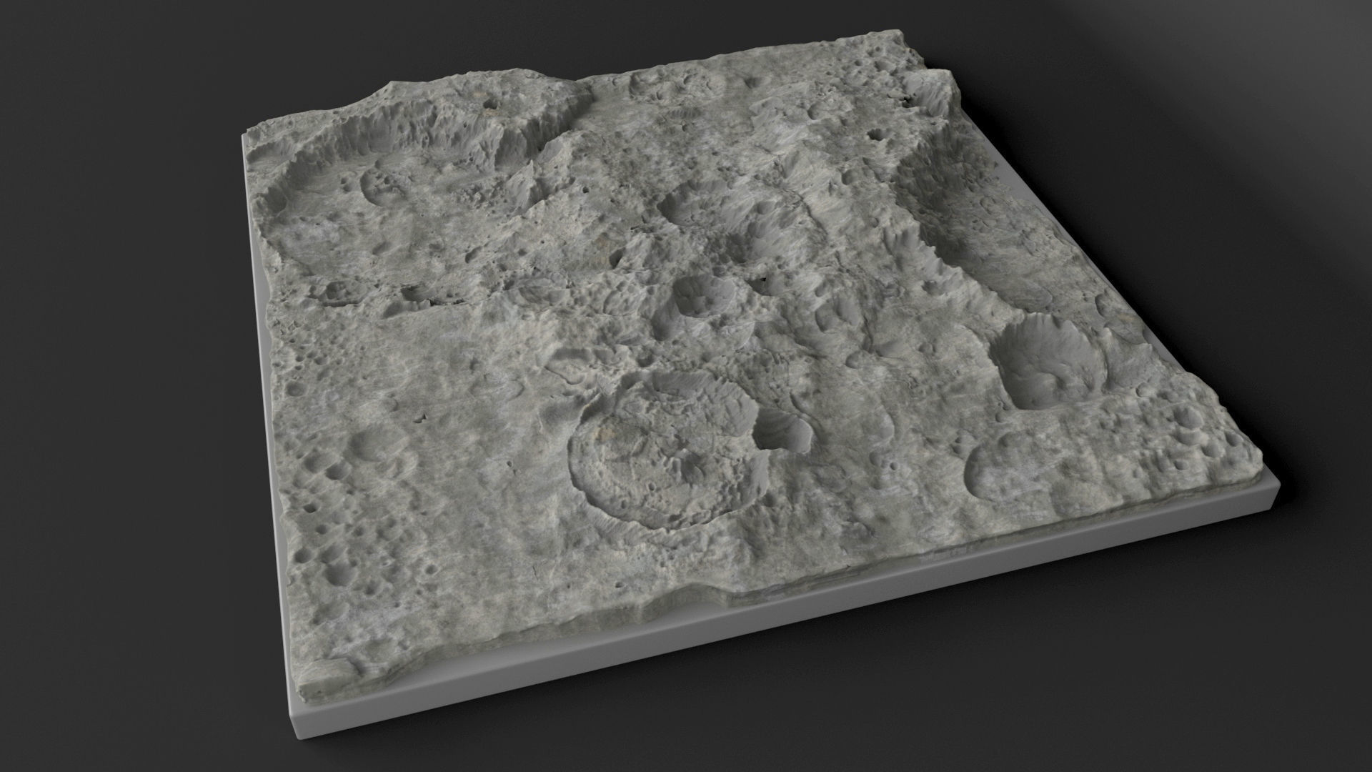 moon terrain hi poly  3D model_12