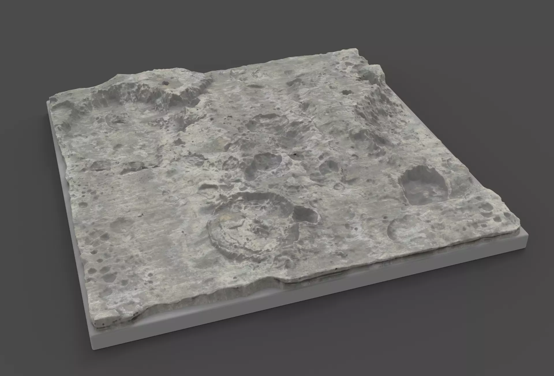 moon terrain hi poly  3D model_0