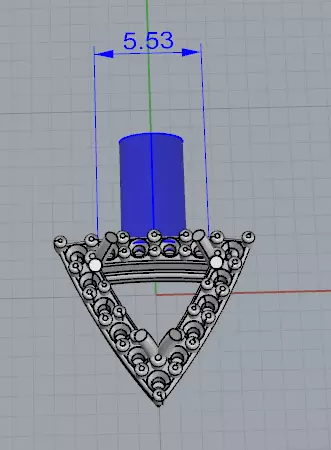 ciondolo triangolo pendant and earrings -CG41 3D print model