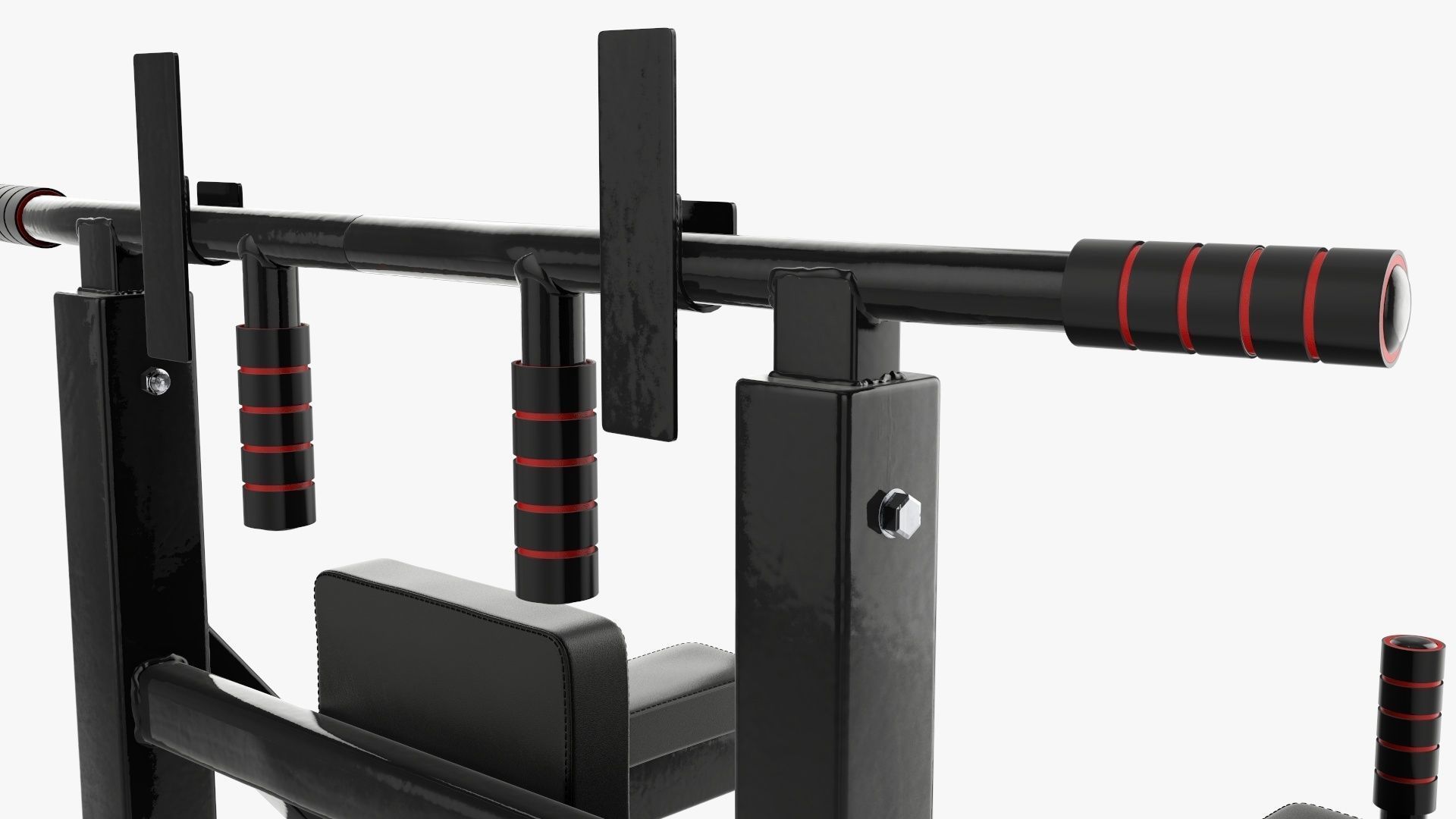 Pull-up bar universal 3D model_2