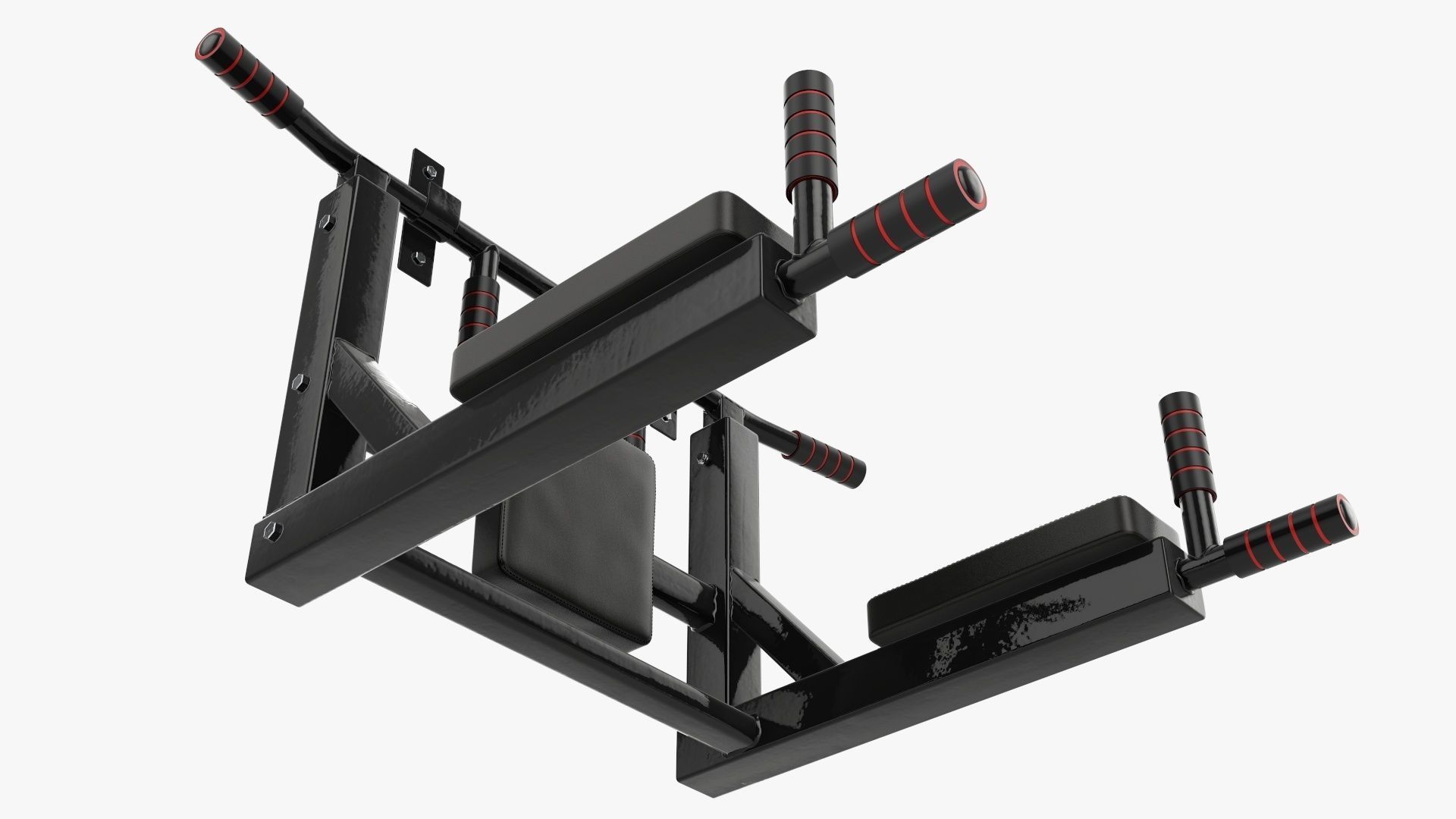 Pull-up bar universal 3D model_6