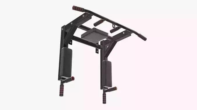 Pull-up bar universal 2 3D model
