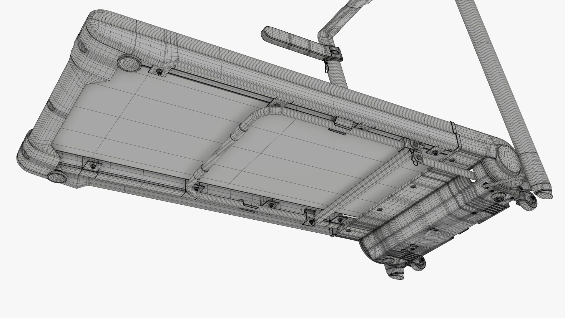 Compact treadmill foldable 3D model_18