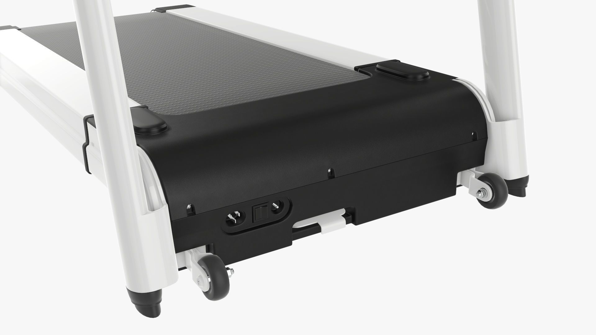 Compact treadmill foldable 3D model_4