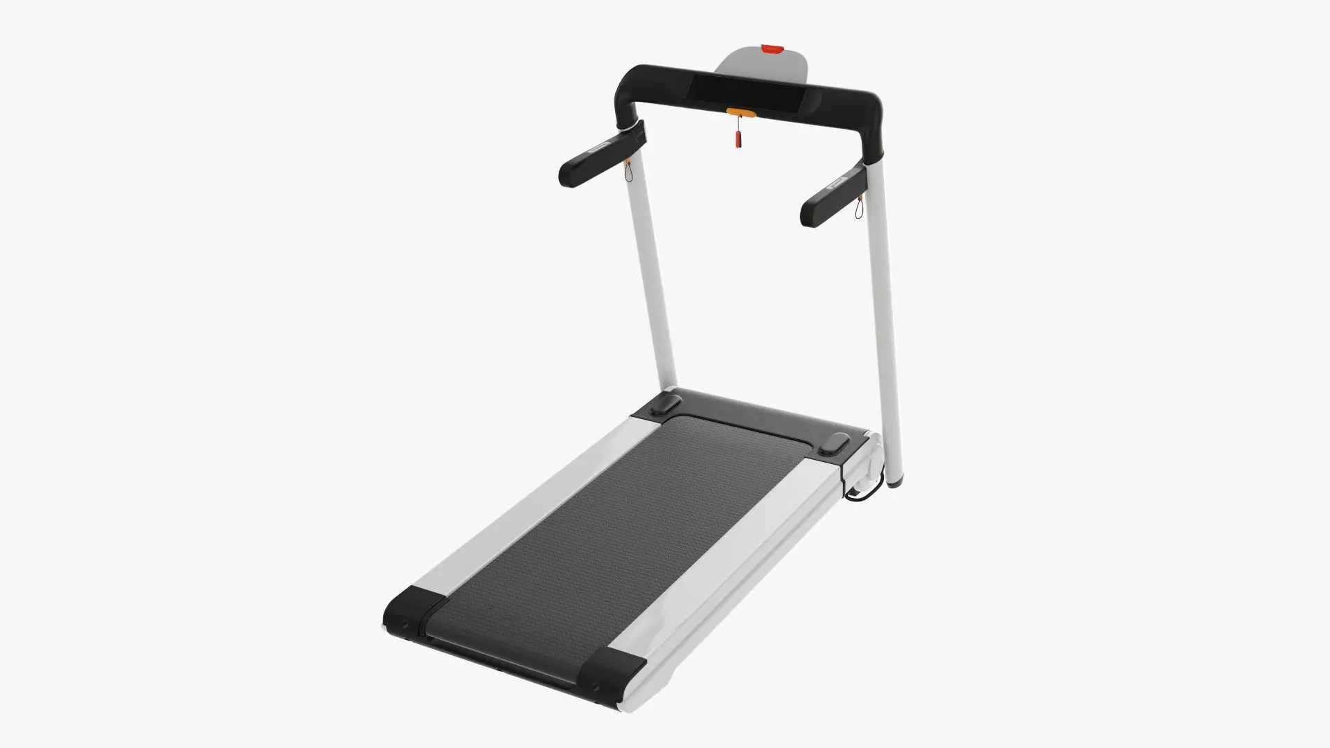 Compact treadmill foldable 3D model_0