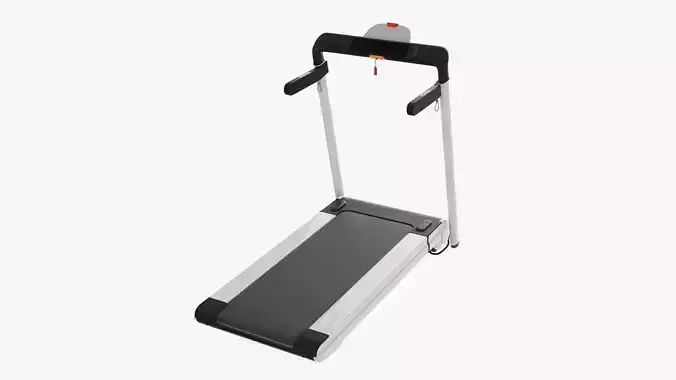 Compact treadmill foldable 3D model