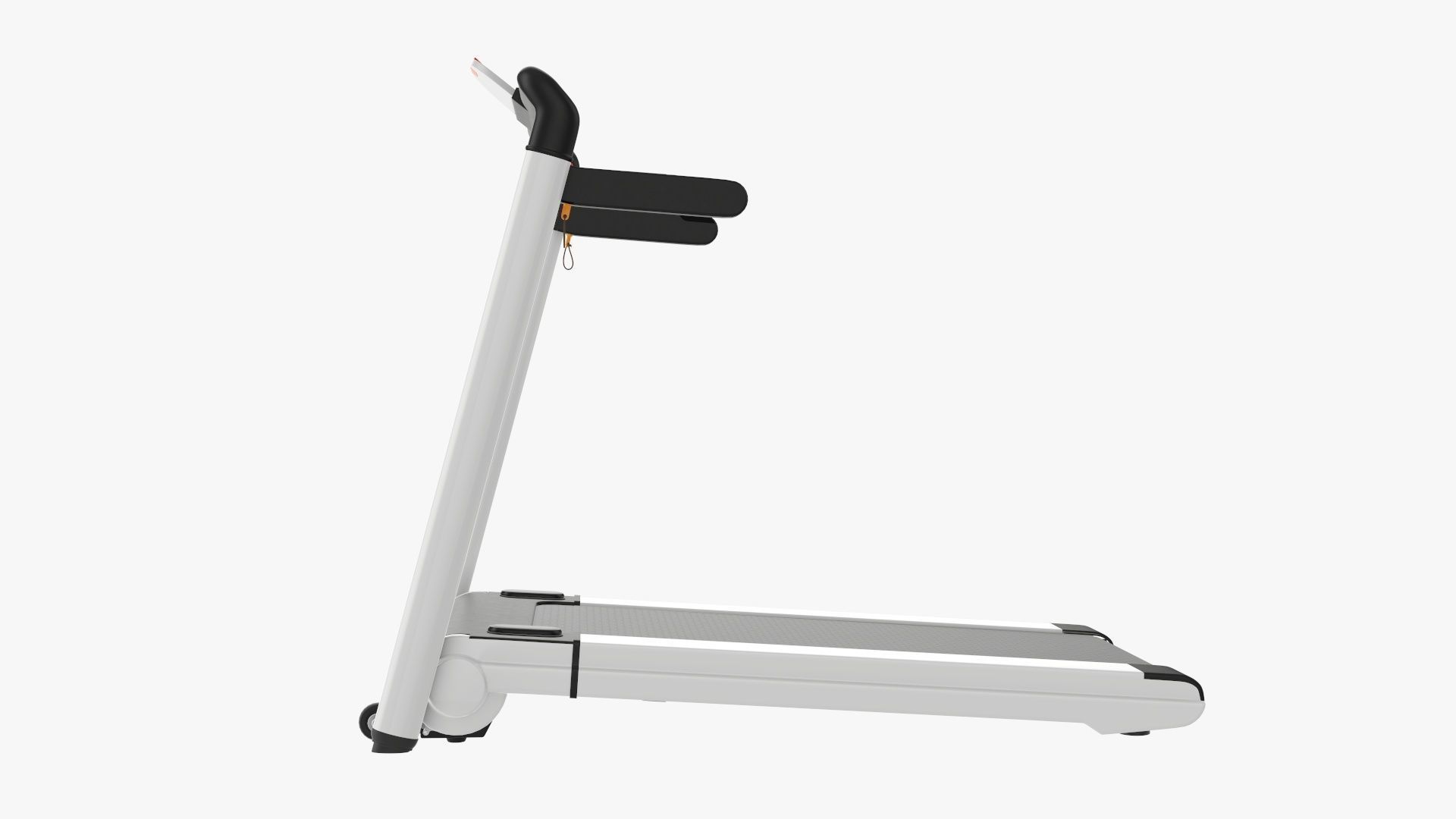 Compact treadmill foldable 3D model_2