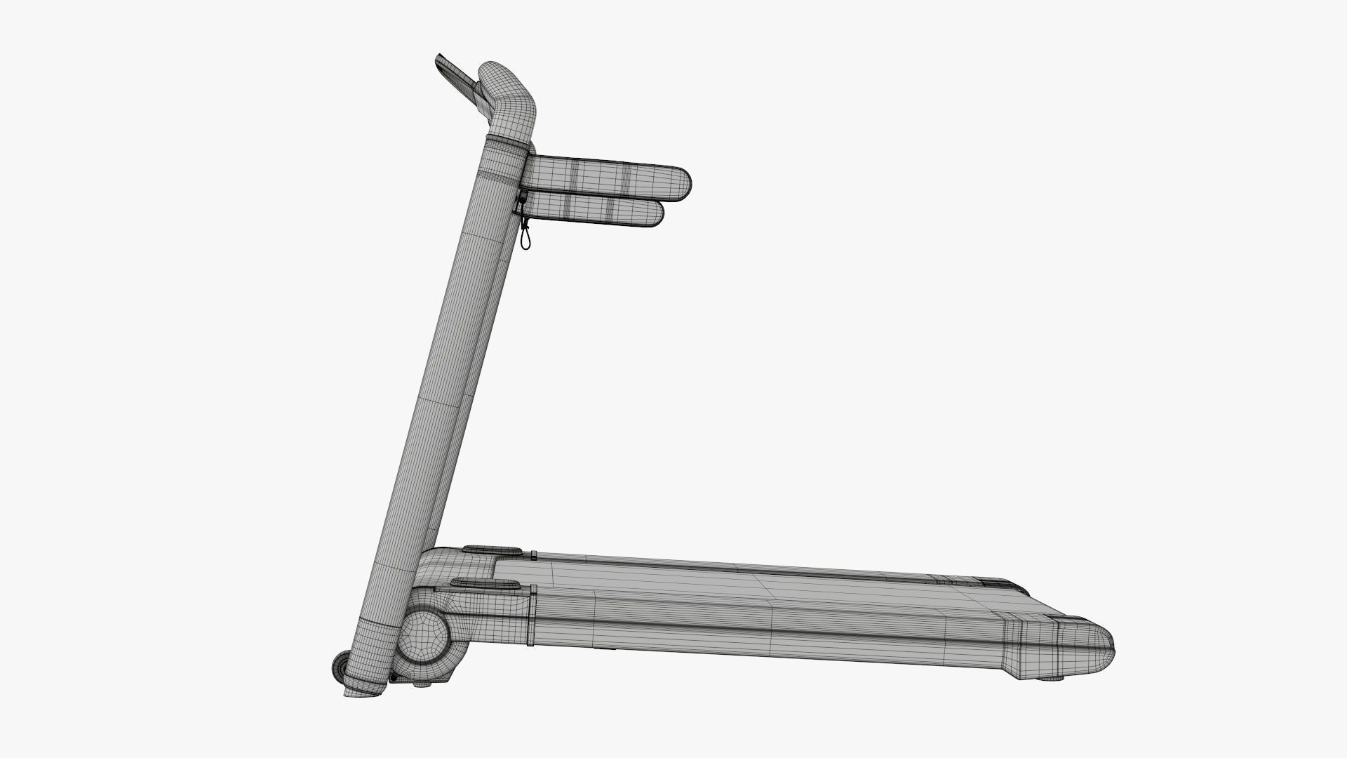 Compact treadmill foldable 3D model_15