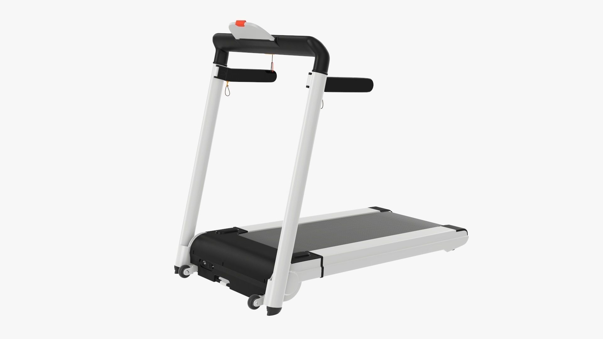 Compact treadmill foldable 3D model_3