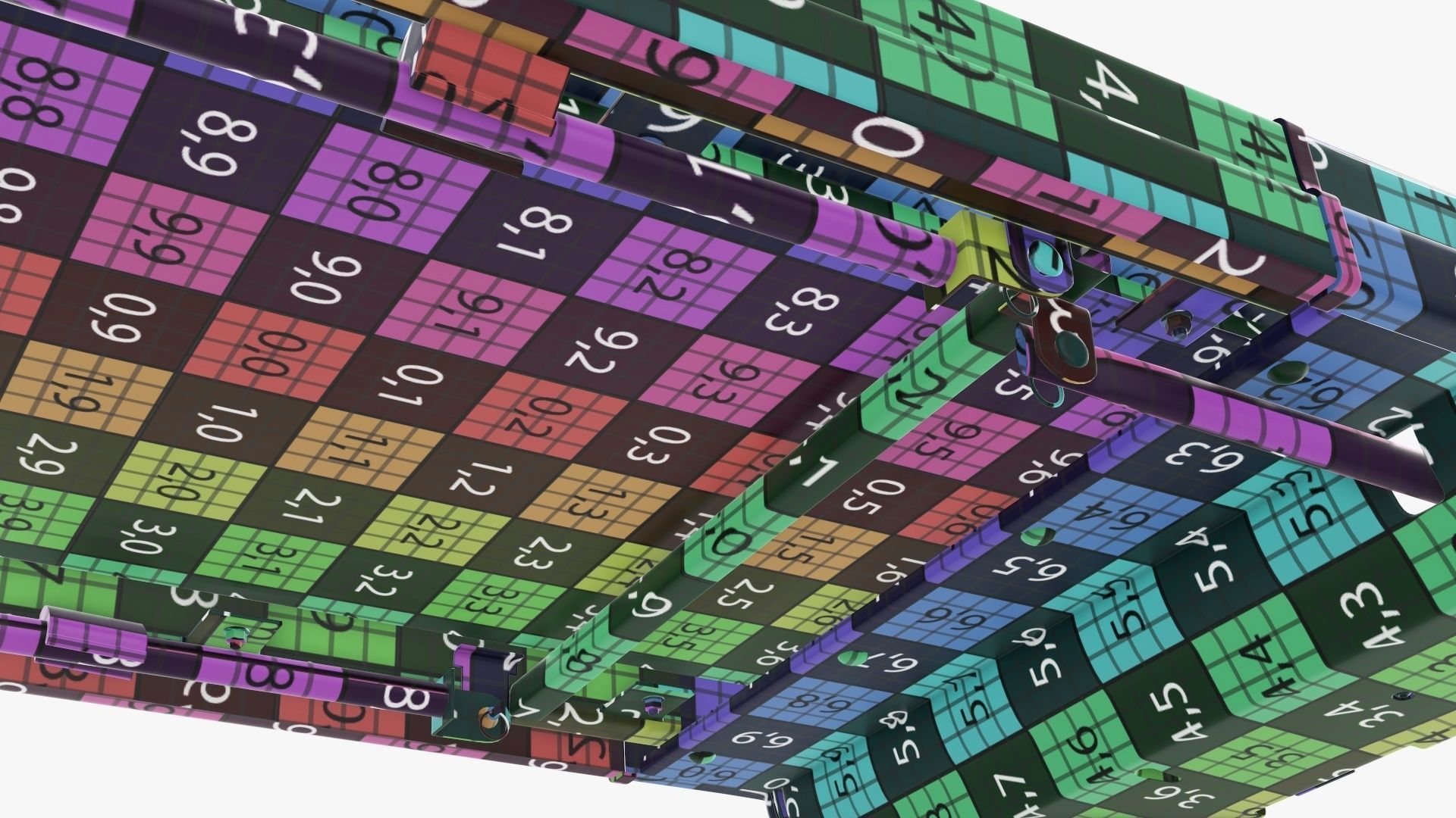 Compact treadmill foldable 3D model_32