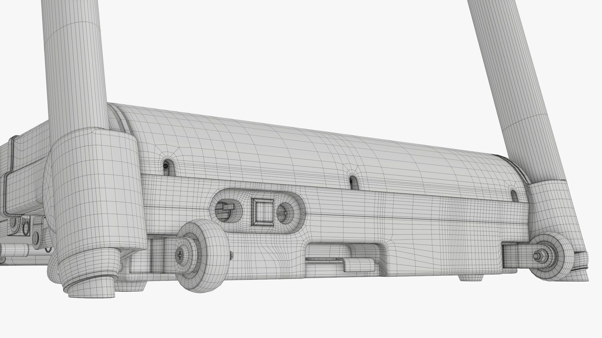 Compact treadmill foldable 3D model_21